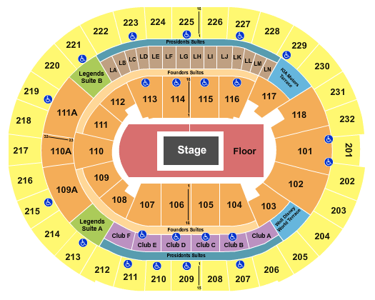 Kia Center Billie Eilish Seating Chart